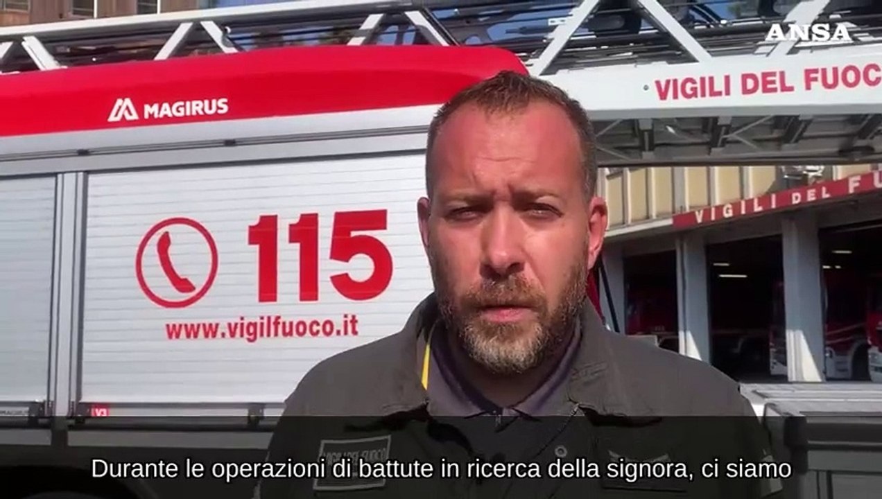 Anziana salvata dai Vigili del fuoco dopo 4 giorni sul Monte Forcora