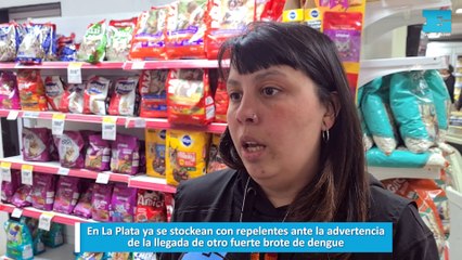 En La Plata ya se stockean con repelentes ante la advertencia de la llegada de otro fuerte brote de dengue