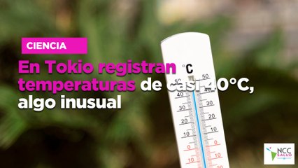 En Tokio registran temperaturas de casi 40°C, algo inusual