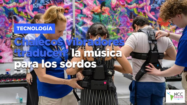 Chalecos vibradores ‘traducen’ la música para los sordos