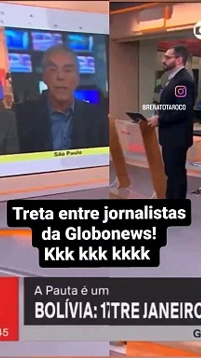Jornalistas da Globonews se desentendem durante programa ao vivo