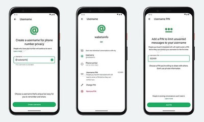 واتساب تخطط لاستبدال أرقام الهواتف بأسماء المستخدمين