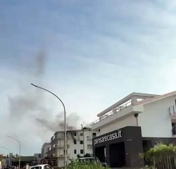 Incendio hotel Campora San Giovanni