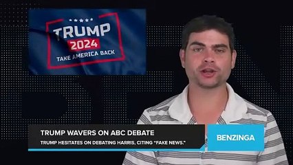Trump Wavers on September 10th Debate with VP Kamala Harris, Citing Concerns About 'ABC FAKE NEWS'