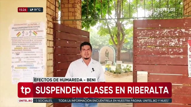 Beni: Por densa humareda, suspenden clases presenciales en Riberalta