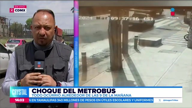 Así la situación en Venustiano Carranza luego del accidente que se registró en un Metrobús