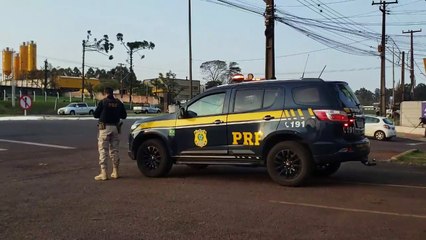 PRF realiza operação no Trevo da Portal