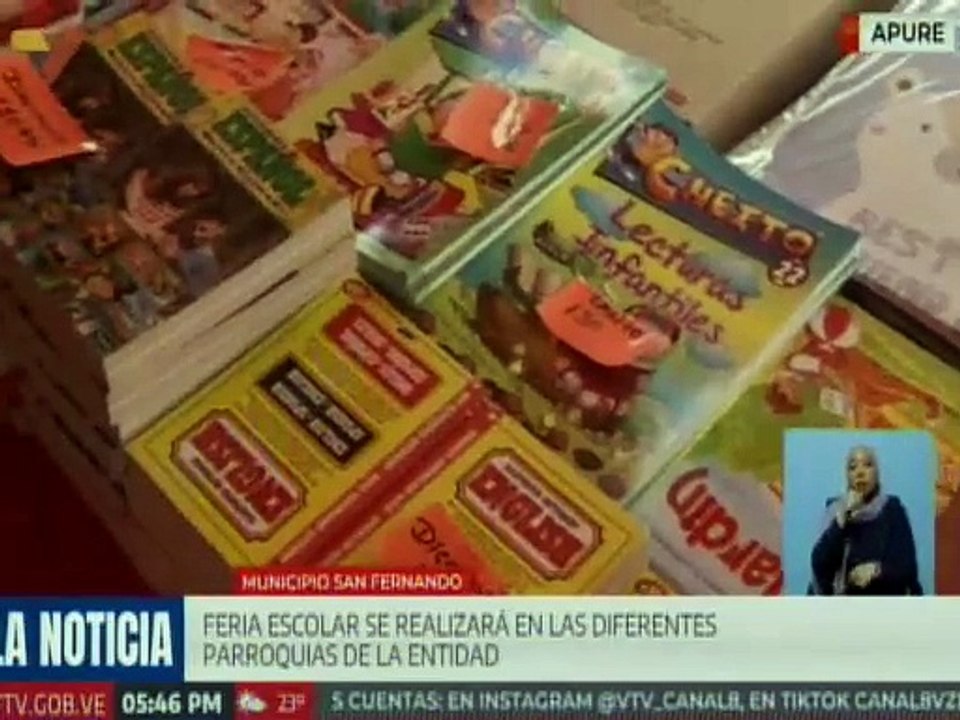 Apure | Programa "Emprender Juntos" instala feria escolar en el municipio San Fernando
