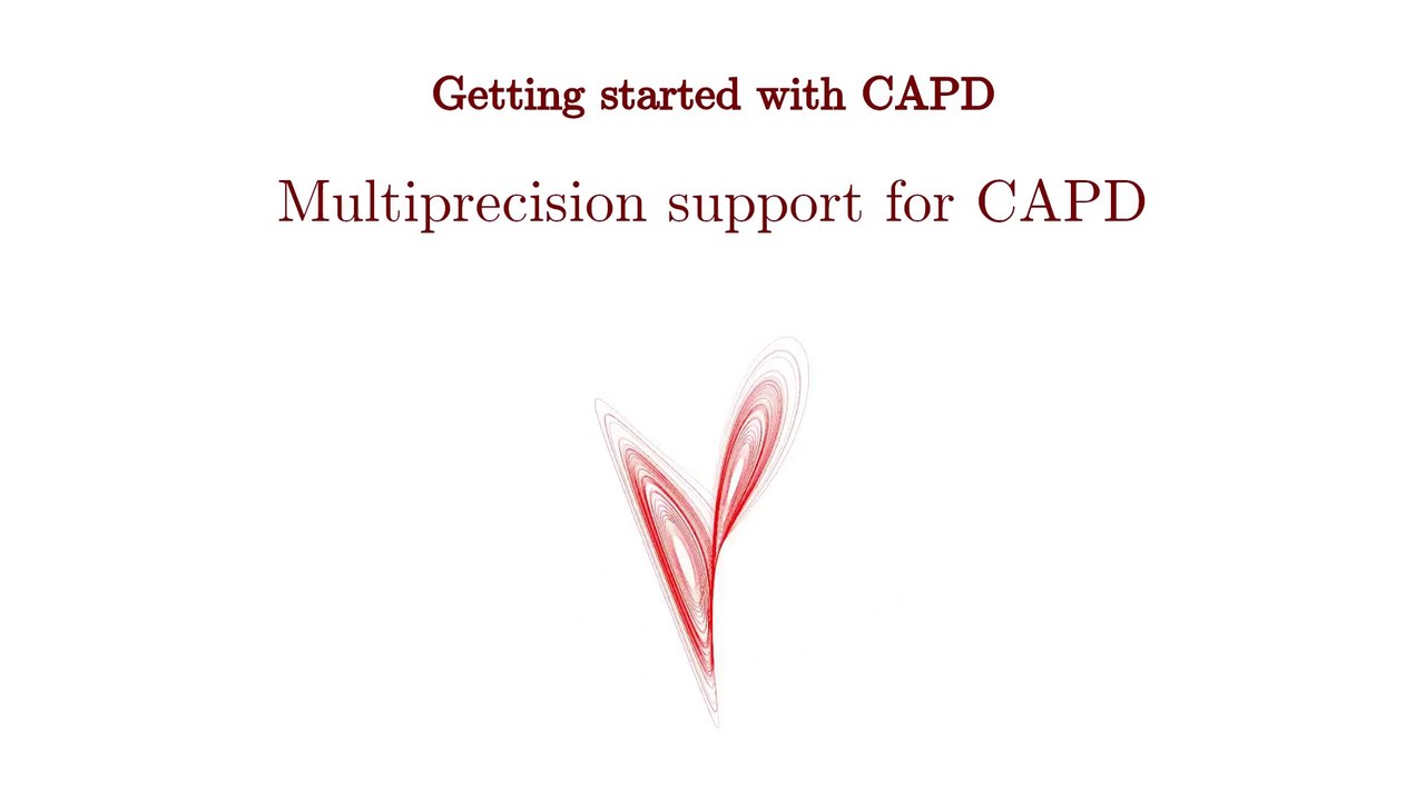 Multiprecision support for CAPD