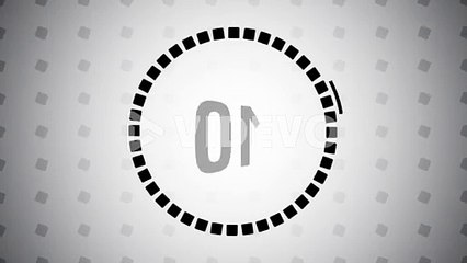Motion retro film countdown 1