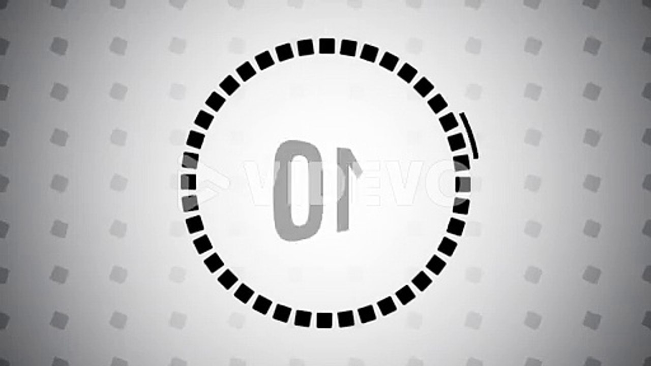 Motion retro film countdown 1