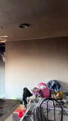 Vídeo mostra como ficou interior do prédio que pegou fogo em Valparaíso