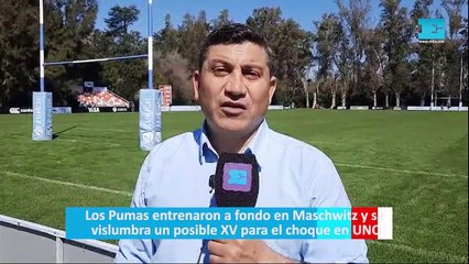 Los Pumas entrenaron a fondo en Maschwitz y se vislumbra un posible XV para el choque en UNO