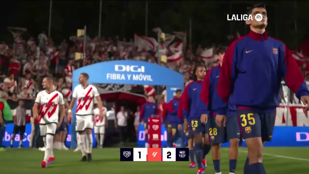 RAYO VALLECANO 1 - 2 FC BARCELONA | RESUMEN