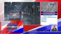 Ilang tricycle at jeepney driver, hindi makakuha ng pasahero dahil sa baha; face-to-face classes, suspendido | Unang Balita