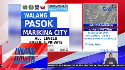 Ilang residente malapit sa Marikina River, maagang lumikas dahil tumataas na ang tubig | Unang Balita