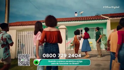 Quando a antena parabólica antiga para de funcionar no Brasil?