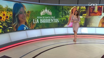 Lia Barrientos fue presentada como reina de Santa Cruz