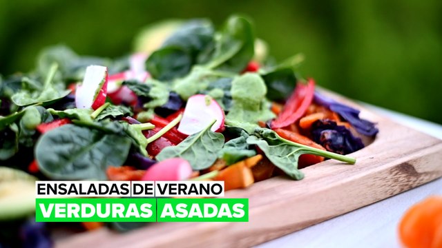 Ensaladas de verano: verduras asadas