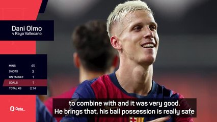 Olmo scores winner but Bernal injured as Barca beat Rayo Vallecano