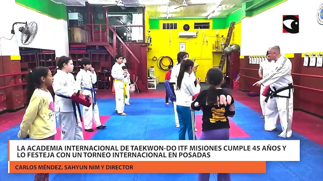 La Academia Internacional de Taekwon-Do ITF Misiones cumple 45 años y lo festeja con un torneo internacional en Posadas