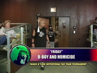 (1.25.2004) CM Punk & Chris Hero vs Homicide & B-Boy