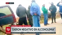 “Socializaban con vecinos”: Holguín señala que efectivos vistos con latas de cerveza dieron negativo al alcotest