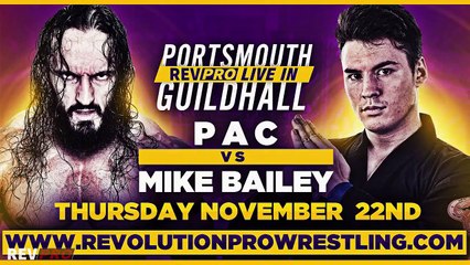 PAC Vs Mike Bailey ( At RevPro The Guildhall 2018.11.28 )