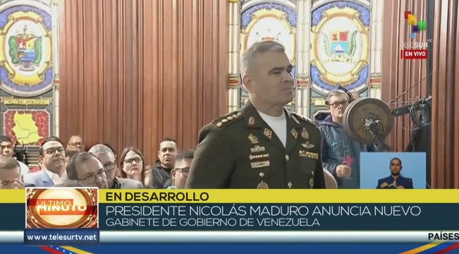 El ministro de la Defensa de Venezuela Vladimir Padrino fue ratificado en su cargo