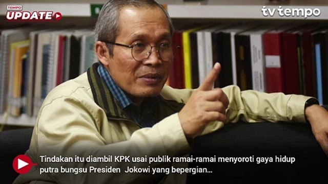 Pimpinan KPK Perintahkan Direktorat Gratifikasi untuk Minta Klarifikasi Kaesang Ihwal Jet Pribadi