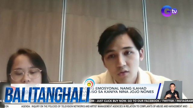 Sandro Muhlach, naging emosyonal nang ilahad ang umano'y pang-aabuso sa kaniya nina Jojo Nones at Richard Dode Cruz | Balitanghali