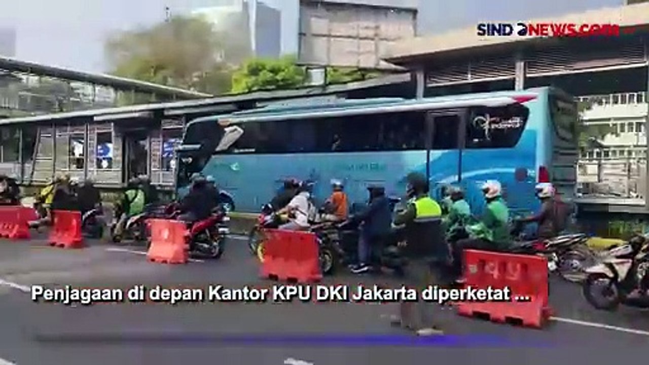 Suasana Terkini KPU DKI Jakarta Jelang Pramono-Rano dan RK-Suswono Daftar Pilgub