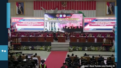 Apresiasi Dan Simpati Prabowo Saat Hadiri Wisuda UNHAN RI