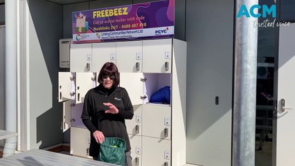 Homelessness lockers installed