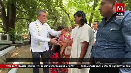 Rutilio Escandón entrega recursos para conservar la Selva Lacandona