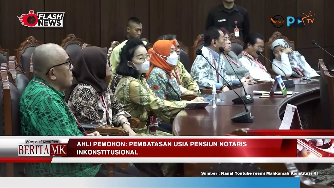 MK Gelar Sidang Pengujian Materi UU Jabatan Notaris