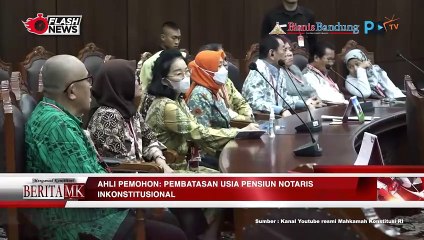 MK Gelar Sidang Pengujian Materiil UU Jabatan Notaris