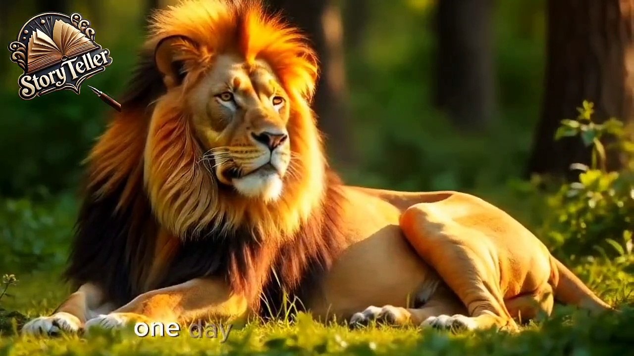 The lion and tiny mouse
