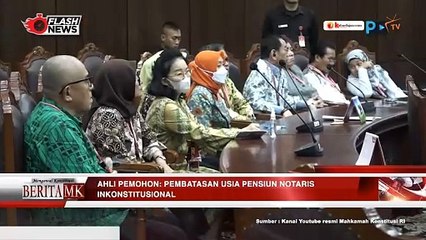 MK Gelar Sidang Pengujian Materiil UU Jabatan Notaris