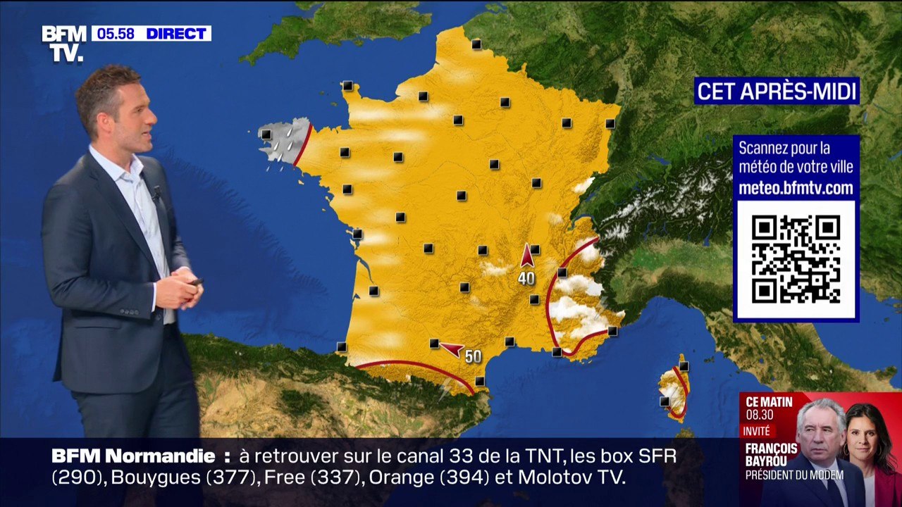 Un temps ensoleillé pour ce mercredi, qui sera la journée la plus chaude de la semaine