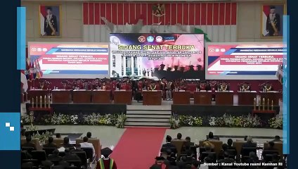 Apresiasi dan Simpati Menhan Prabowo Saat Hadiri Wisuda Unhan RI