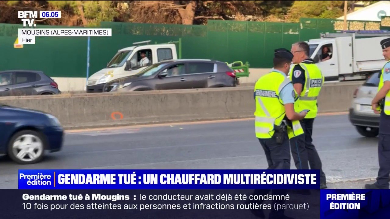 Gendarme tué à Mougins: le suspect, un chauffard multirécidiviste