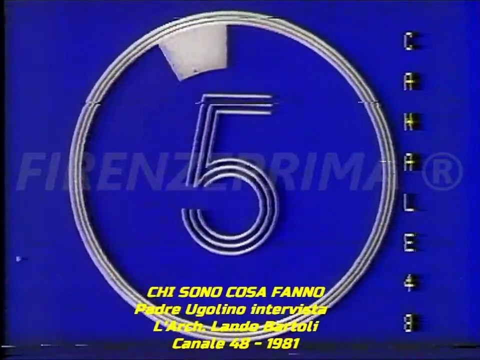 Chi sono cosa fanno. Padre Ugolino intervista l' Arch. Lando Bartoli - Canale 48 -1981