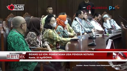 MK Gelar Sidang Pengujian Materiil UU Jabatan Notaris