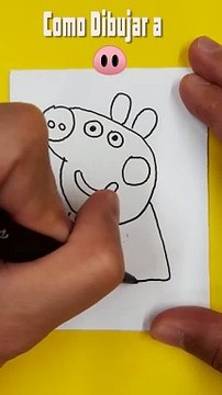 how to draw peppa pig - Como Dibujar A Peppa Pig #short #shorts
