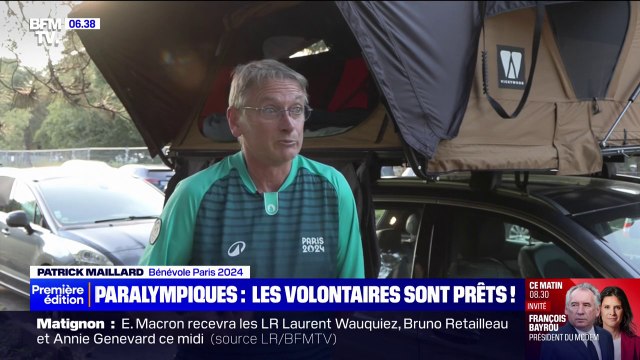 Rencontrer des athlètes, c'est merveilleux : ce chauffeur bénévole est prêt pour les Jeux paralympiques