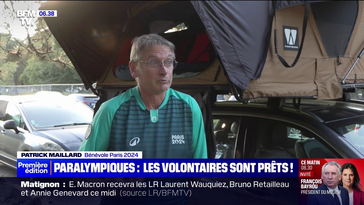 "Rencontrer des athlètes, c'est merveilleux": ce chauffeur bénévole est prêt pour les Jeux paralympiques
