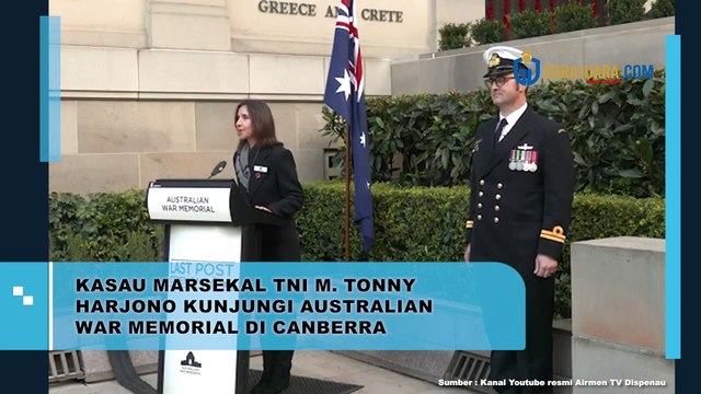 KASAU MARSEKAL TNI M. TONNY HARJONO KUNJUNGI AUSTRALIAN WAR MEMORIAL DI CANBERRA