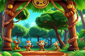 love the jungle KidsMusic_kidssongs_nursery rhymes_kids story time_DancingAnimals_CreativePlaytime