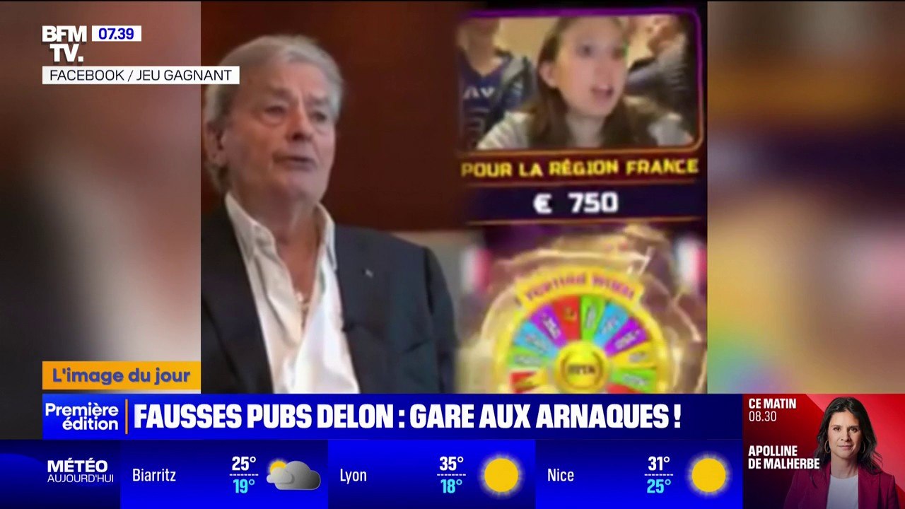 Une fausse publicité générée par l'intelligence artificielle met en scène Alain Delon